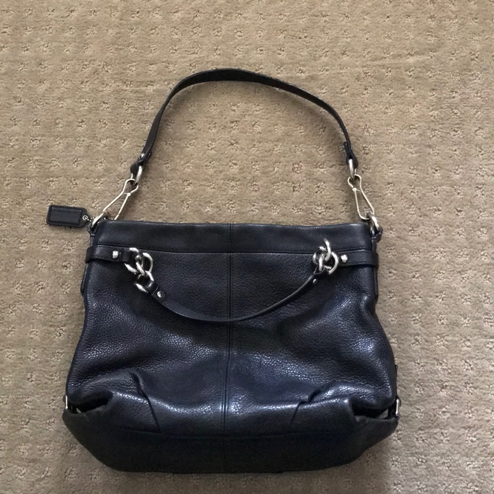 Coach Bag- Black Leather